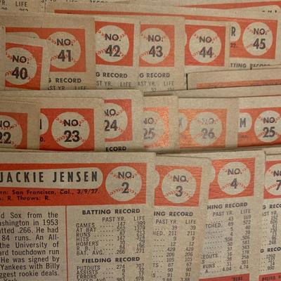 1954 Bowman Baseball Card 169 Cards Total - Lot 807