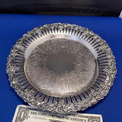 EXQUISITE SILVER PLATE DISH SHEFFIELD