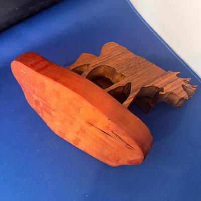 WOODEN MOOSE DOUBLE CUT-OUTS