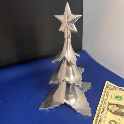 CAST ALUMINUM CHRISTMAS TREE