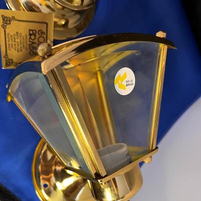 SOLID BRASS CARRIAGE LAMP