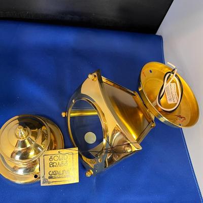 SOLID BRASS CARRIAGE LAMP