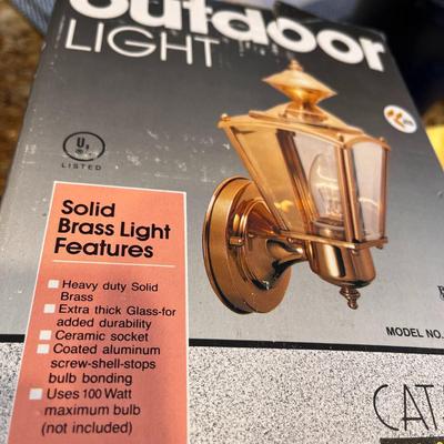 SOLID BRASS CARRIAGE LAMP