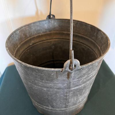OLDER GALVANIZED BUCKET