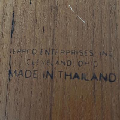 MID CENTURY MODERN TEAKWOOD TABLETOP CABINET