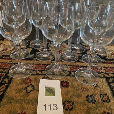 Lot of Stemware (Wine glasses and Aquavit aperitif glasses)