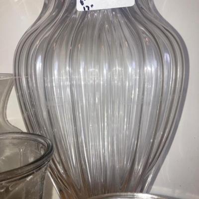 Lot of glass vases