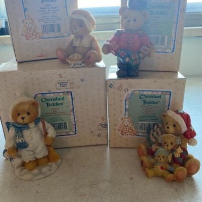 Collection of 4 cherished teddies
