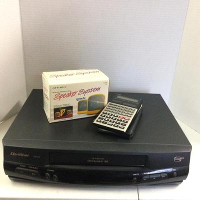 628 Vintage VCR & WALKMAN Speakers with Casio Calculator