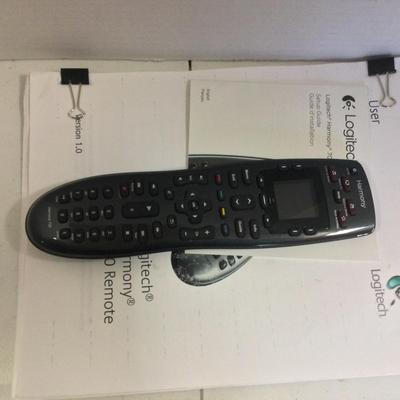 632 Logitec Harmony 650 Remote with instruction booklet