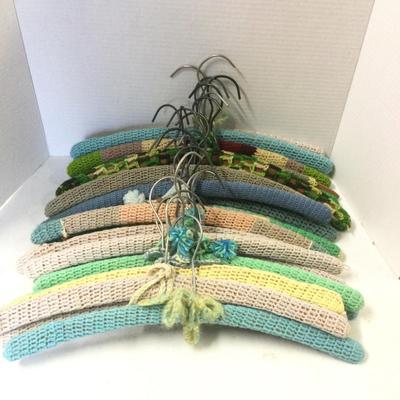 670 Vintage Crochet Covered Hangers