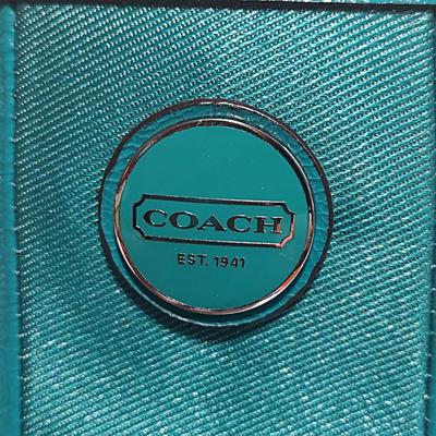 Coach Signature Stripe Pocket Tote