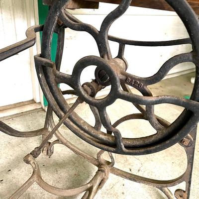 Antique Treadle Sewing Machine.