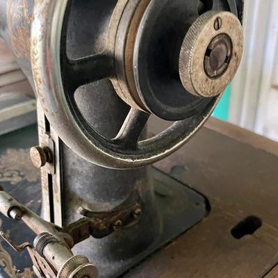 Antique Treadle Sewing Machine.