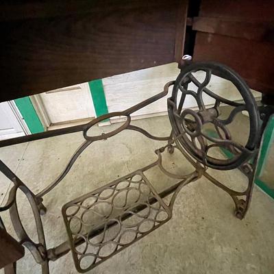 Antique Treadle Sewing Machine.