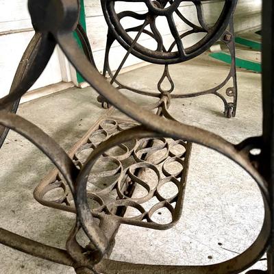 Antique Treadle Sewing Machine.