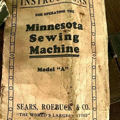 Antique Treadle Sewing Machine.