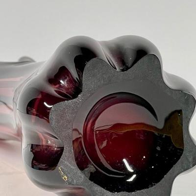Vintage amethyst vase