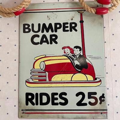 Bumper Cars Sign