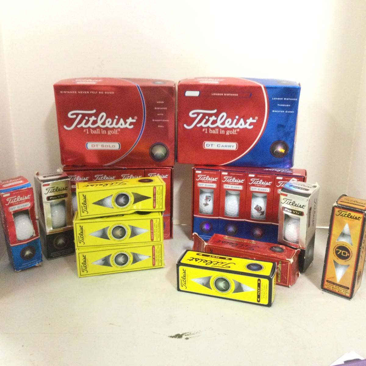 696 NEW Titleist Balls DT Solo, DT Carry