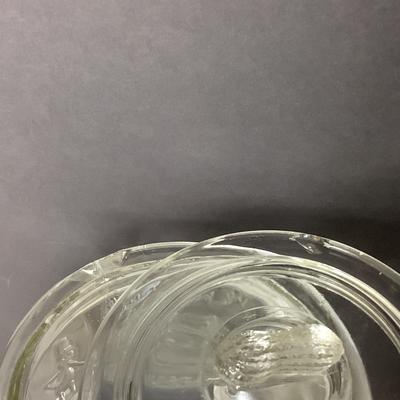 739 Antique Clear Glass PLANTERS PEANUTS Display Jar