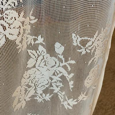 Lace curtain panels