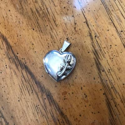 STERLING LOCKET