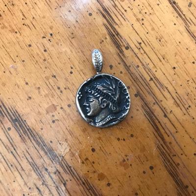 ANCIENT COIN PENDANT