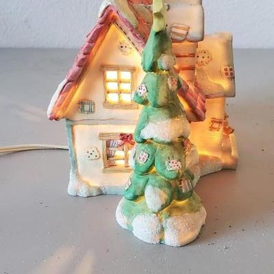 A Christmas curl the crachuits house nightlight