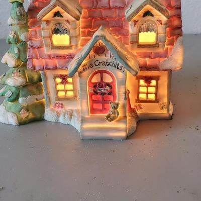 A Christmas curl the crachuits house nightlight