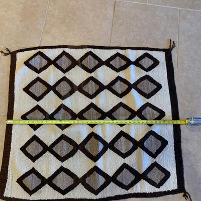 Native American saddle blanket
