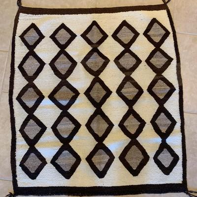 Native American saddle blanket