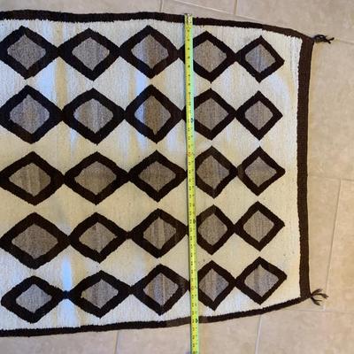 Native American saddle blanket