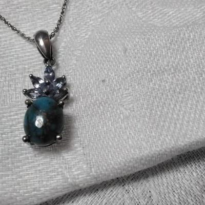 Absolutely Gorgeous One Of A Kind STS Turquoise And Amethyst 18