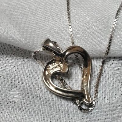Ross Simons Diamond 925 16" Necklace