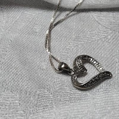 Ross Simons Diamond 925 16" Necklace