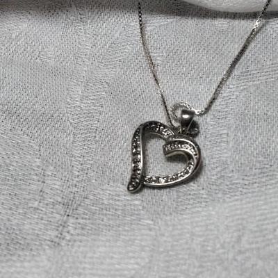 Ross Simons Diamond 925 16" Necklace