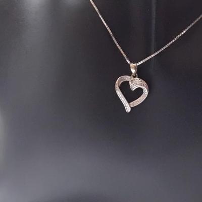 Ross Simons Diamond 925 16" Necklace