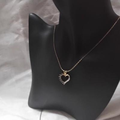 Stunning Ross Simons Sapphire and Diamond 30" Gold Vermeil Necklace