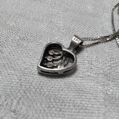 Unique Marcasite 16" 925 Necklace