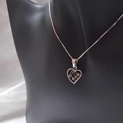 Unique Marcasite 16" 925 Necklace