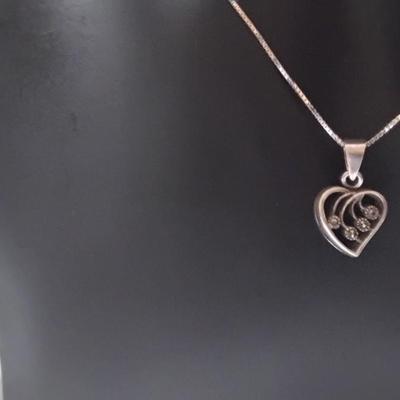 Unique Marcasite 16" 925 Necklace
