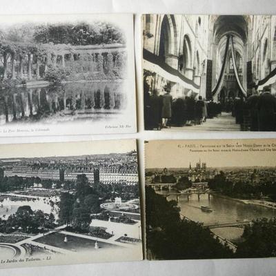 (4) Pre 1920's Scenic Postcards