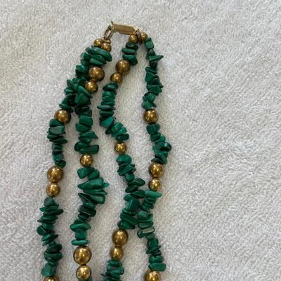 Artisan FLOUELLE Designed Malachite & Brass