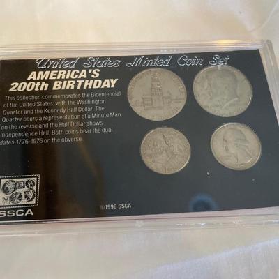 Americaâ€™s 200th Birthday Coin Set