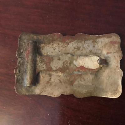 SILVER BELT BUCKLE