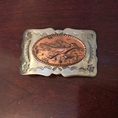 SILVER BELT BUCKLE