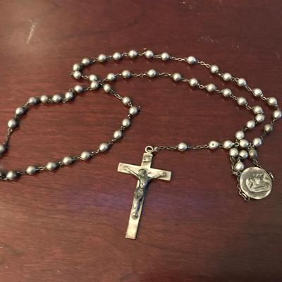 STERLING SILVER ROSARY