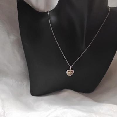 Unique Copper and 925 16" 925 Necklace