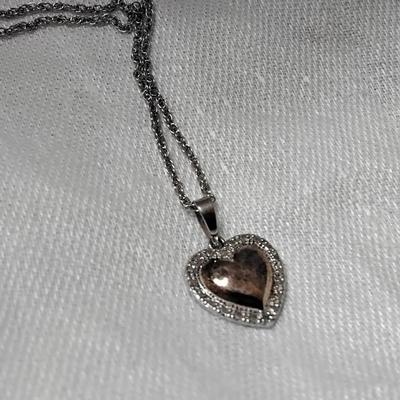 Unique Copper and 925 16" 925 Necklace